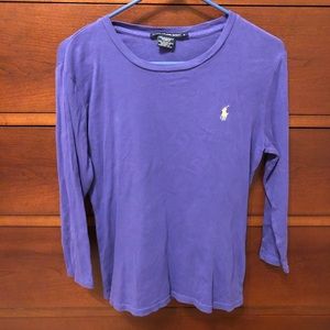 Ralph Lauren Sport purple top